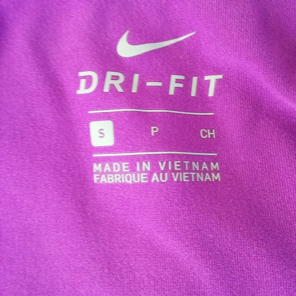 Nike Dri-Fit Fuchsia Pink Athletic Top Small - Picture 5 of 7